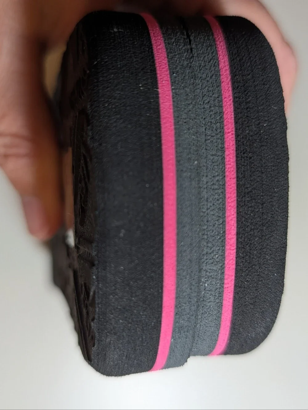 Quiksilver Mens Size 10 Black Flip Flops with Nerf Logo and Teal Accent NWT